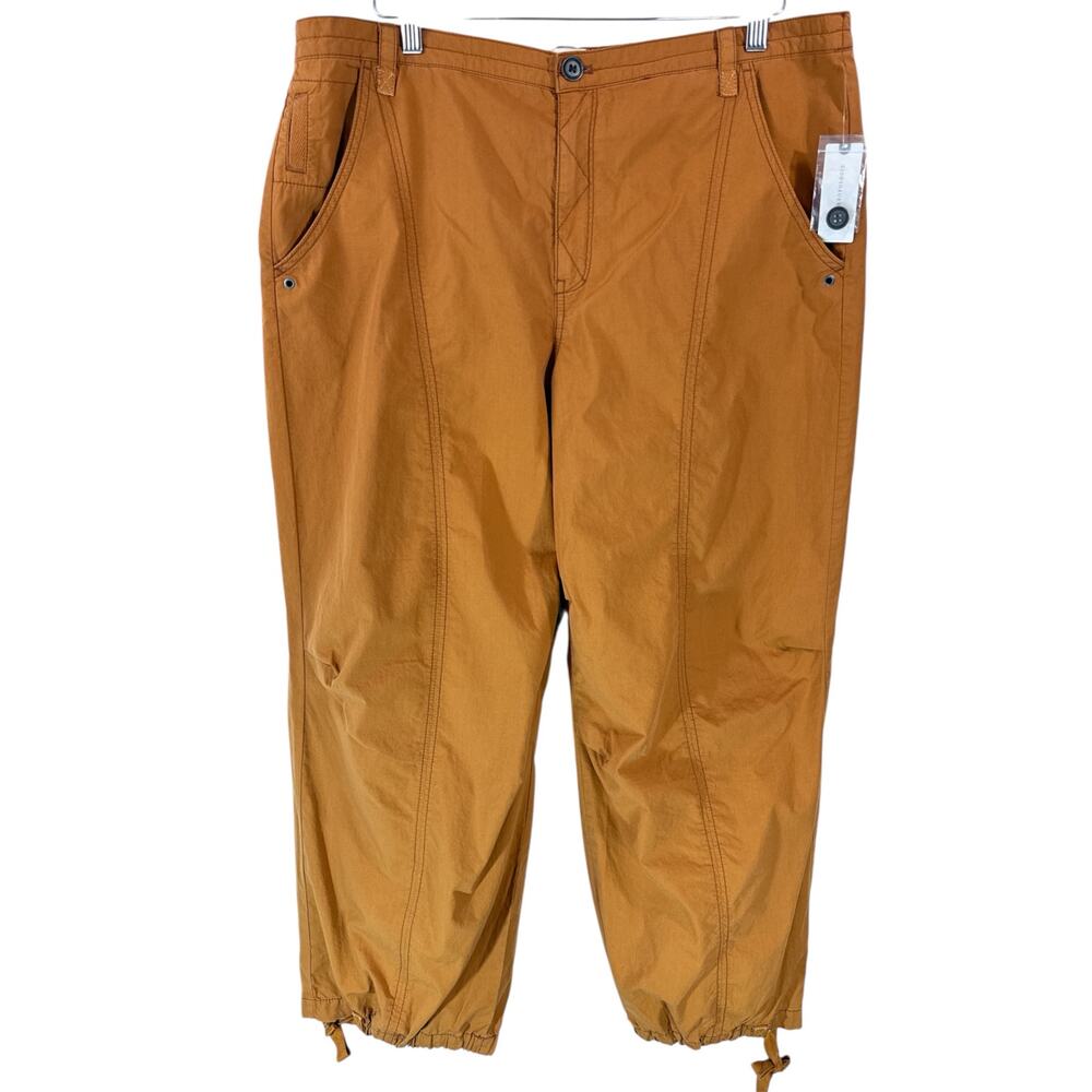 NWT Anthropologie Pilcro Tactical Utility Pants High Rise Wide Leg Size 14 - Picture 5 of 16